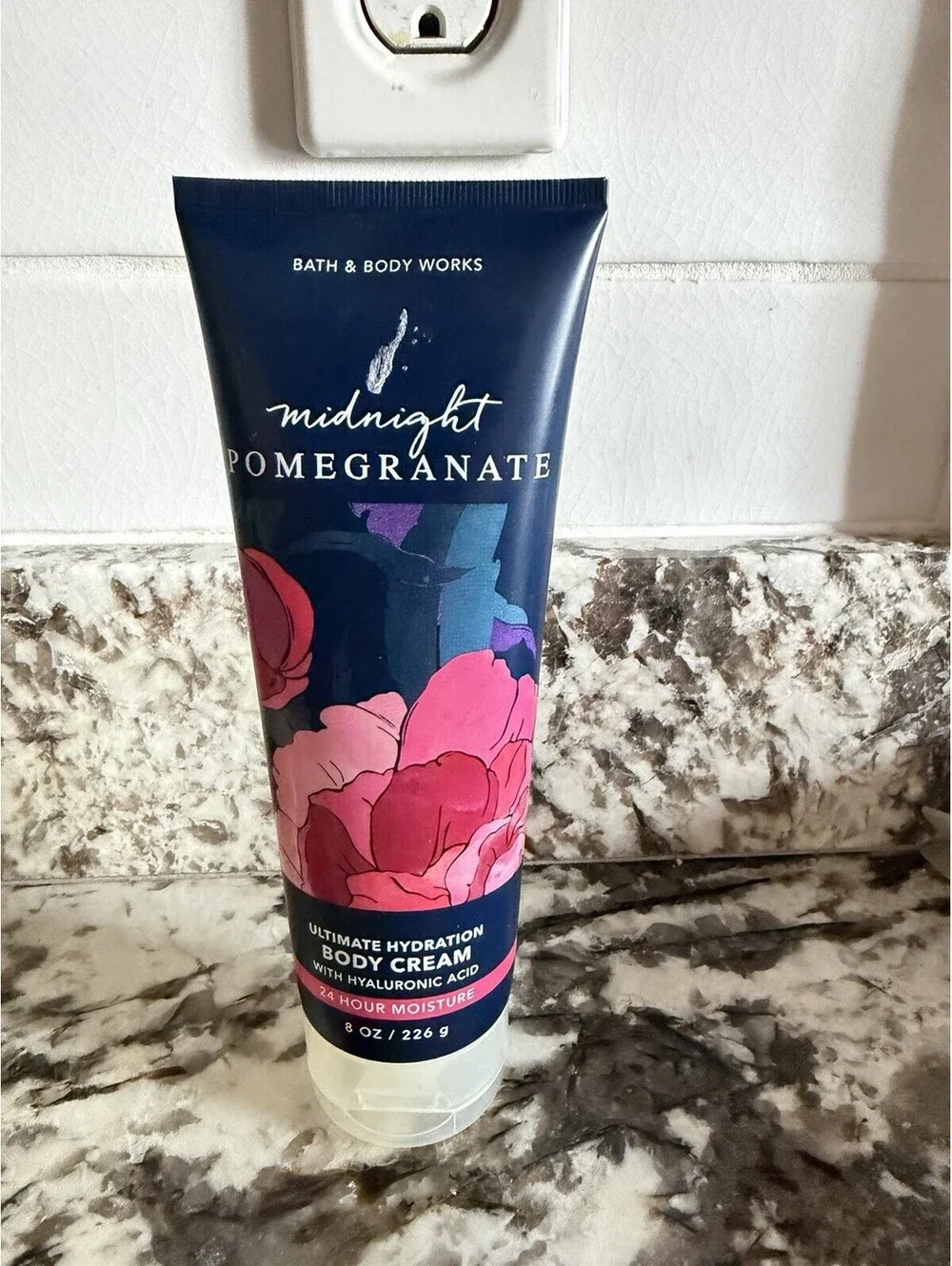 Bath & Body Works Midnight Pomegranate Body Cream 8 oz New Rare Htf Discontinued